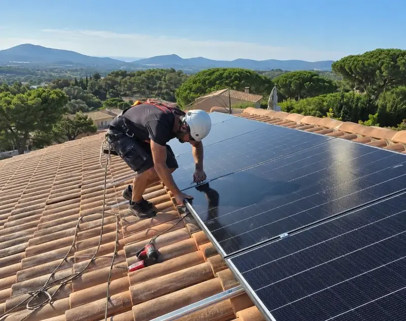 Installateur panneaux solaires Châteauvert — pose photovoltaïque sur toiture