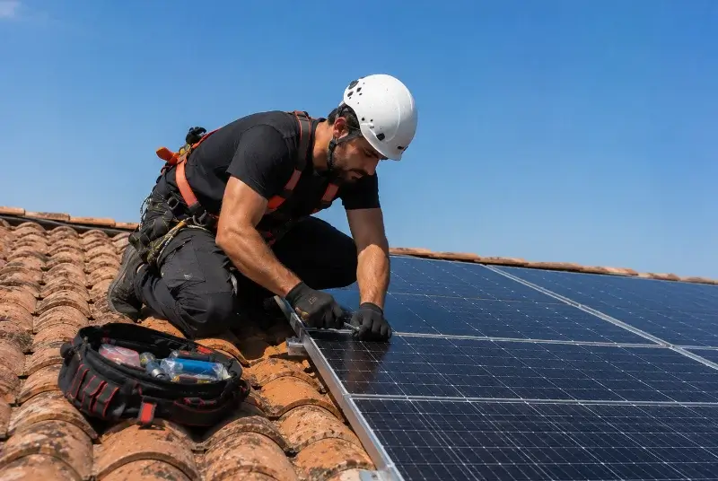 Maintenance et monitoring de panneaux solaires à Châteauvert