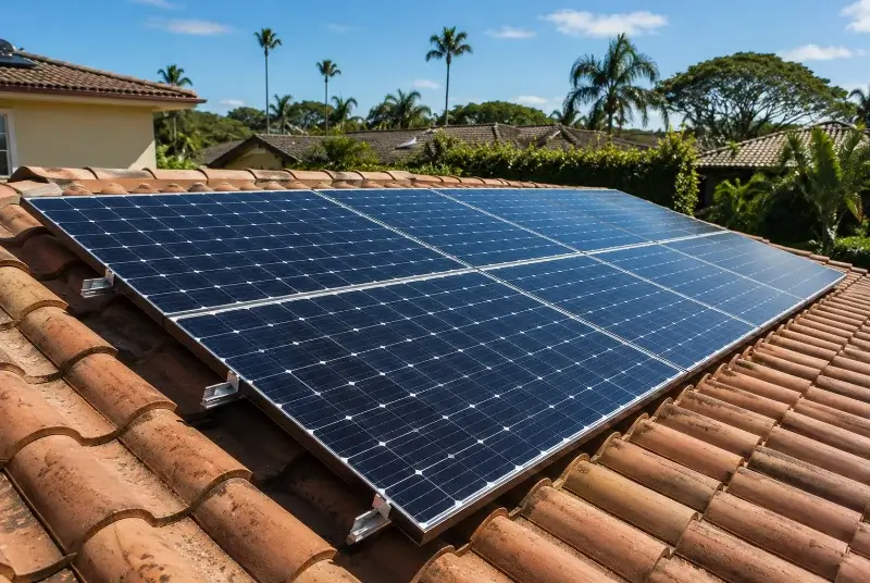 Installation de panneaux solaires à Châteauvert