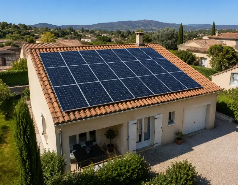 Prime à l'autoconsommation panneaux solaires Châteauvert — aide financière de l'État